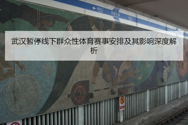 武汉暂停线下群众性体育赛事安排及其影响深度解析